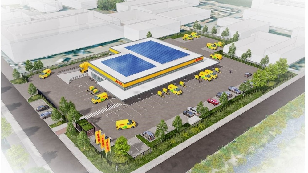 DHL opent duurzame CityHub in Zwanenburg