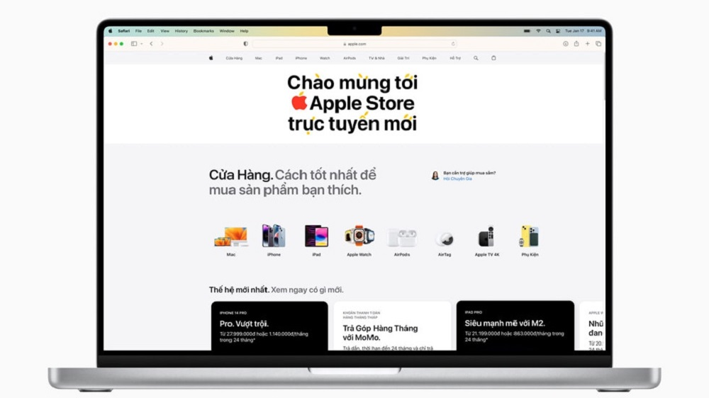 Apple opent online winkel in Vietnam