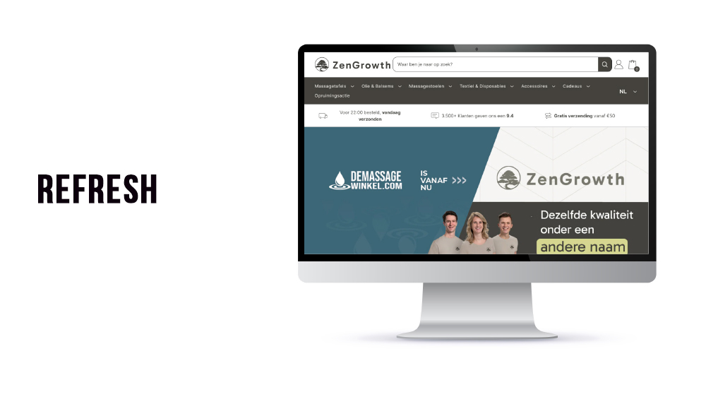 Het redesign van ... ZenGrowth