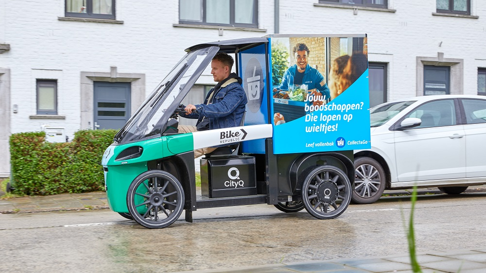 Colruyt bezorgt met cargofiets in Gent