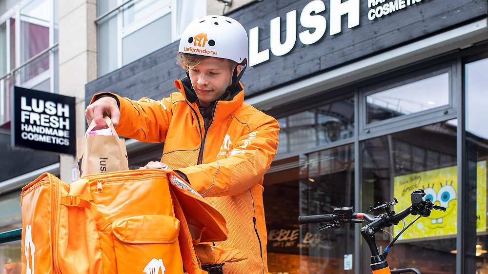 Just Eat Takeaway.com gaat samenwerking aan met Lush