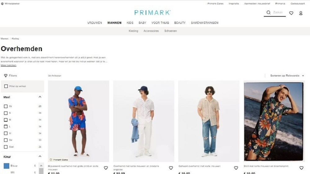 Primark lanceert nieuwe Nederlandse website