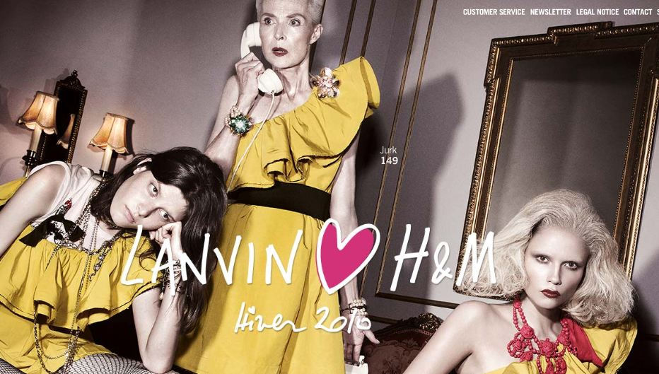H&M kan online-run op Lanvin niet aan