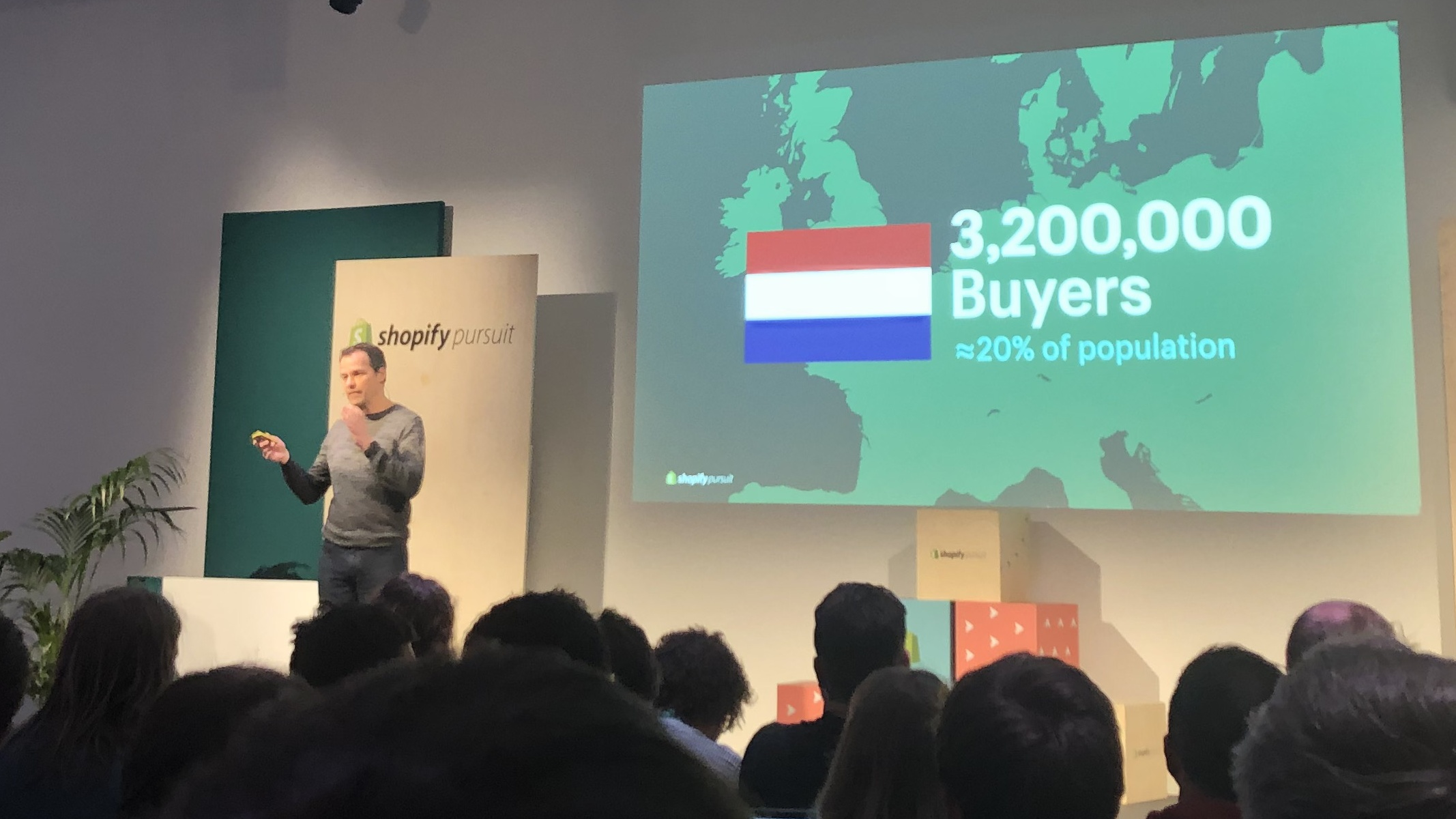 Shopify deelt ambities in Amsterdam
