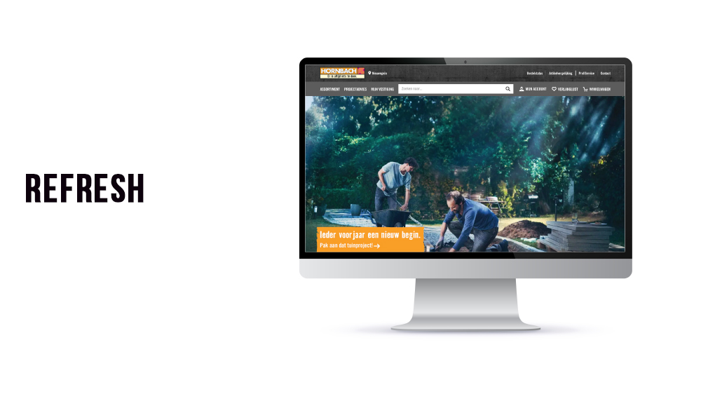 Het redesign van ... Hornbach