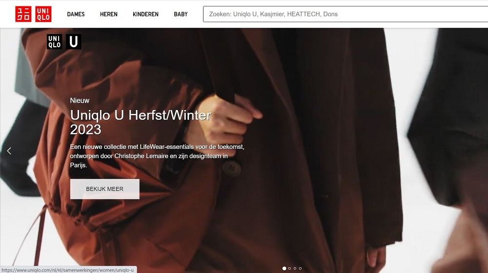 Uniqlo lanceert Nederlandstalige webshop