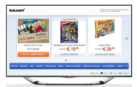 Bol.com introduceert winkelen via televisie