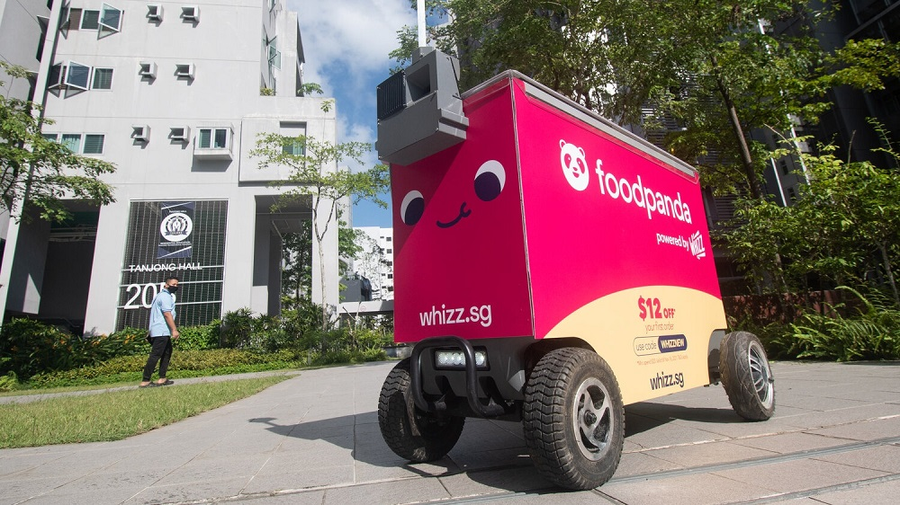 Foodpanda start met robotlevering in Singapore