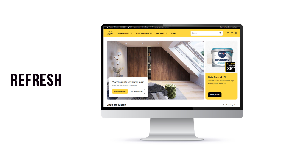 Het redesign van ... Hubo