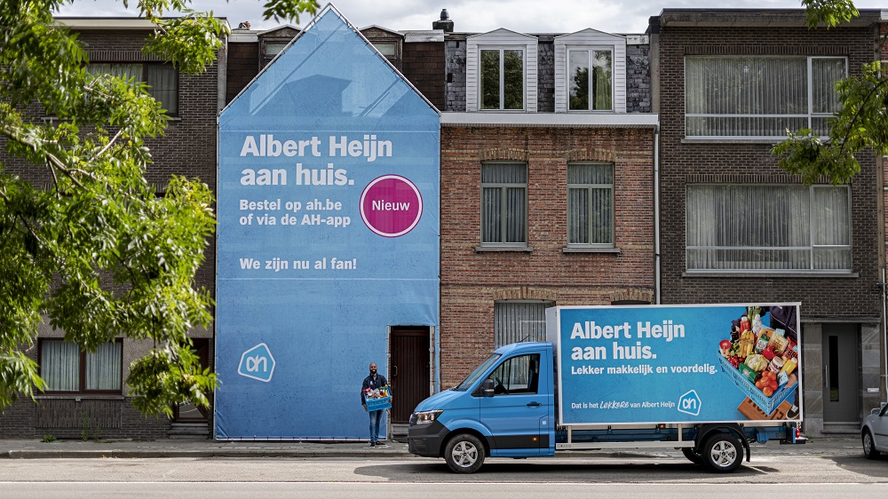Albert Heijn van start met thuisbezorging in België