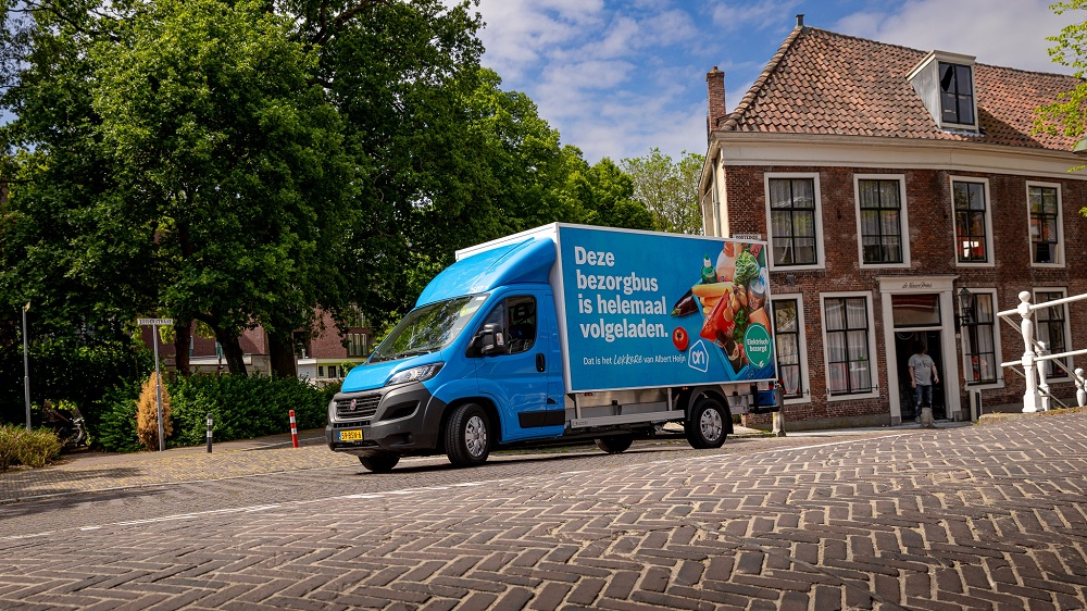 Retailmedia Albert Heijn straks ook op bezorgbussen