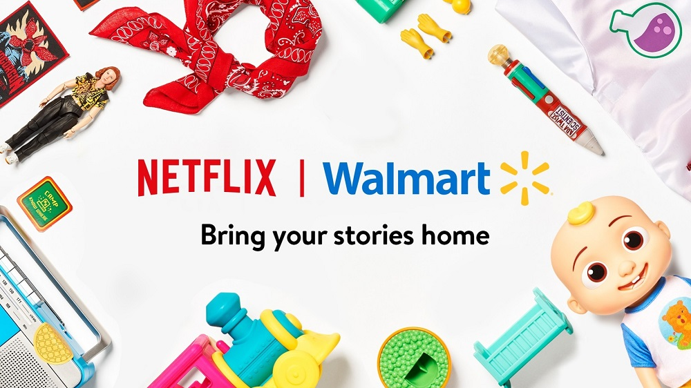 Netflix verkoopt merchandise via Walmart