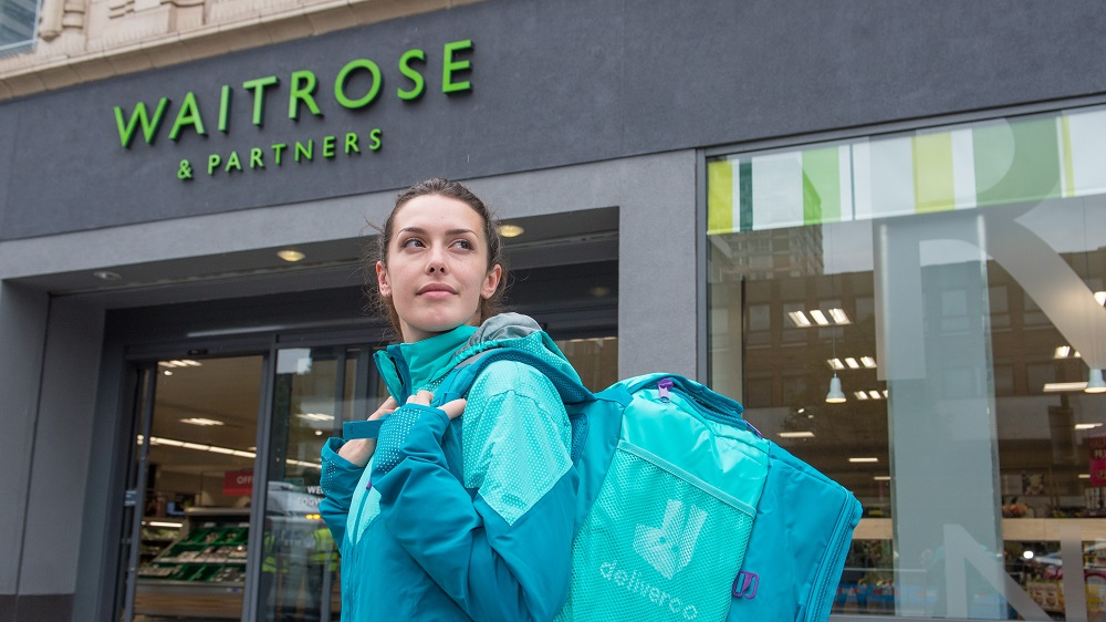 Waitrose test Deliveroo’s flitsbezorgdienst Hop