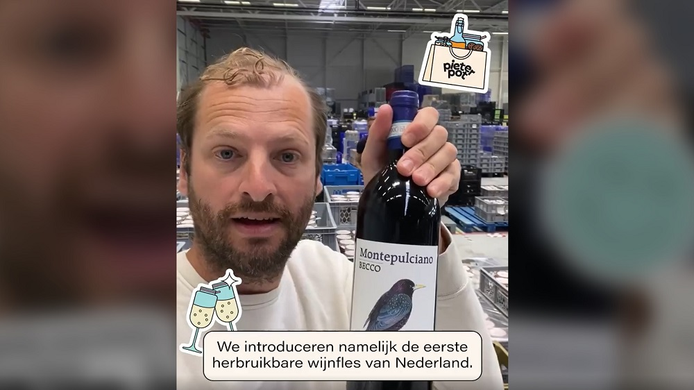 Pieter Pot gaat wijn in herbruikbare flessen verkopen