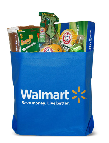 Wal-Mart ziet brood in drive throughs voor boodschappen