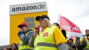Duitse Amazon-medewerkers staken voor beter loon