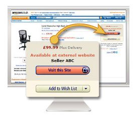 Webwinkels kunnen reclame maken op Amazon.co.uk
