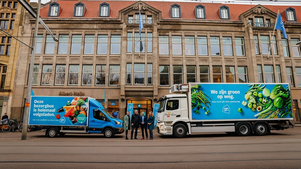 Albert Heijn: 100 procent elektrische bezorging in grote binnensteden