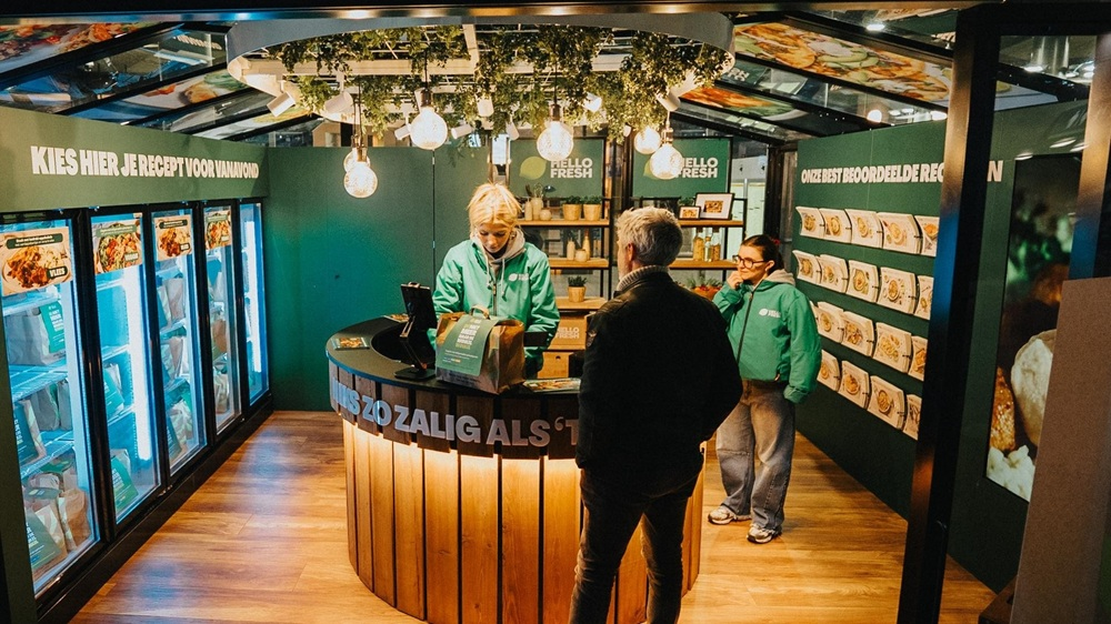 HelloFresh opent tijdelijke winkel op Utrecht Centraal