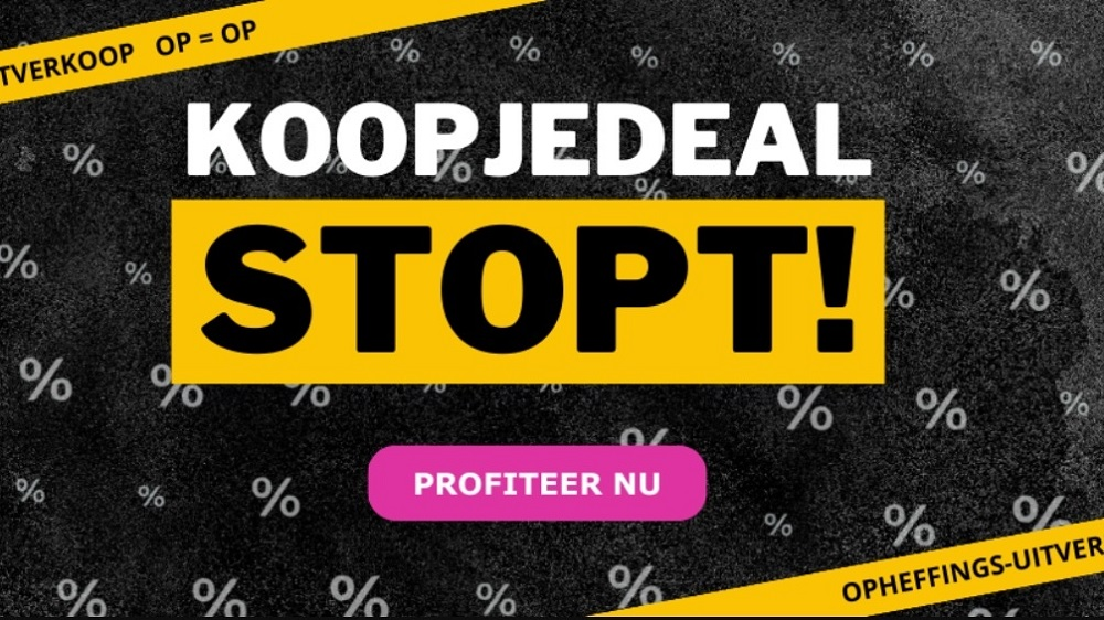 Koopjedeal stopt, kort na boete ACM