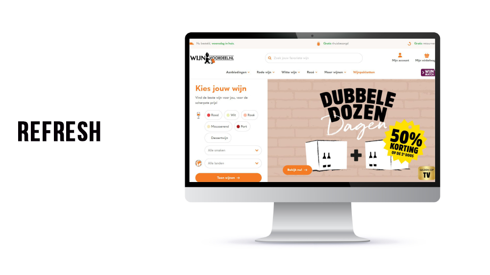 Het redesign van… Wijnvoordeel.nl