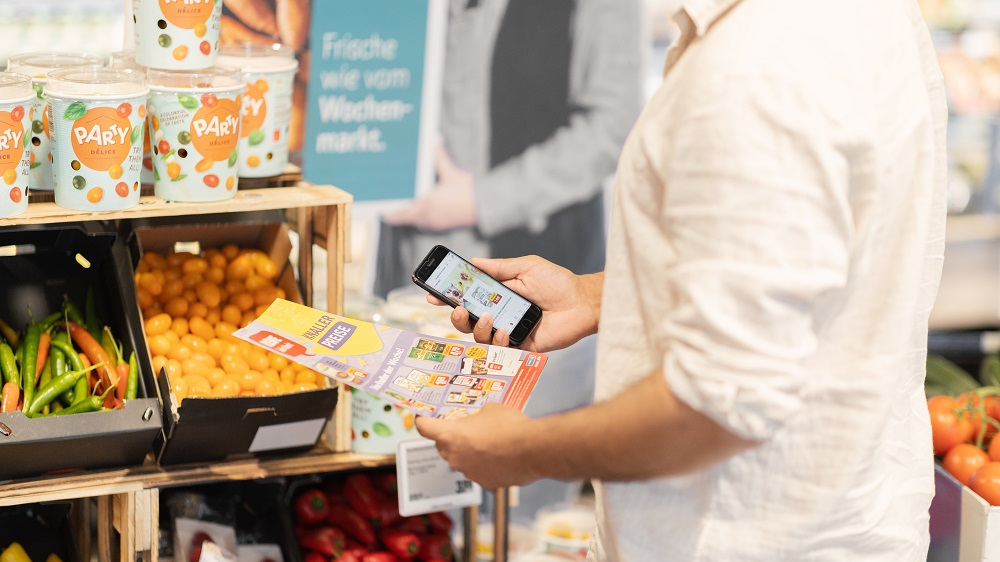 Rewe stopt met papieren folders