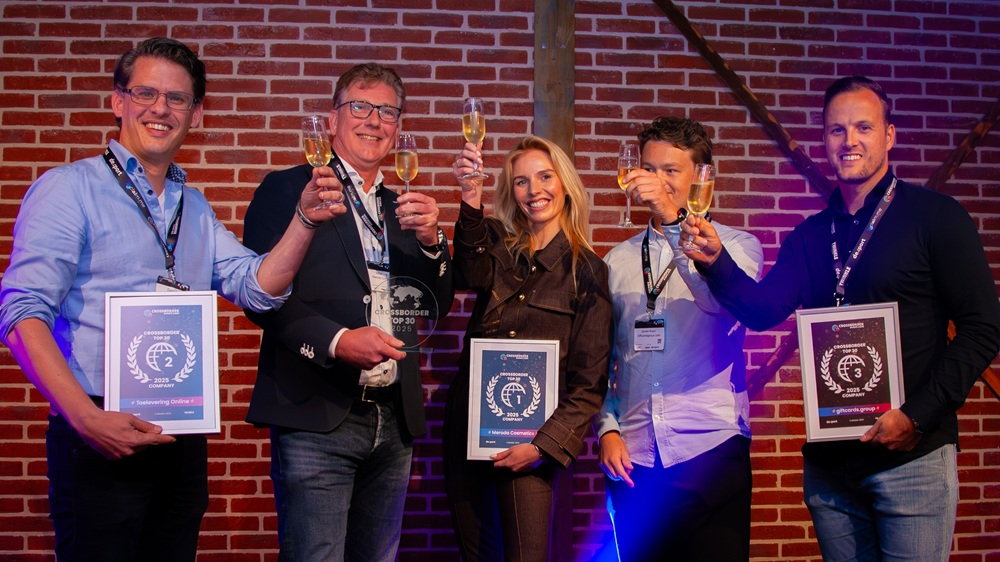 Meroda Cosmetics voert CrossBorder Top-30 aan