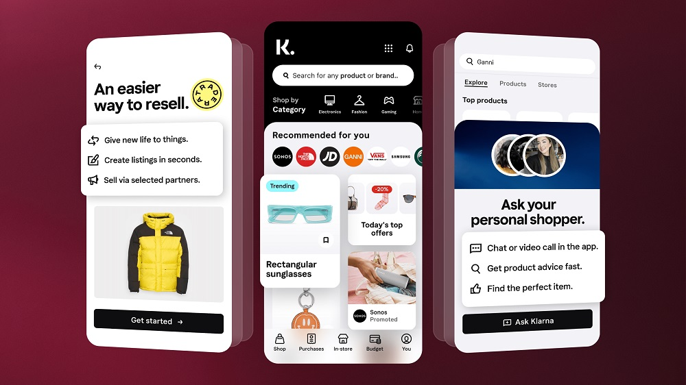 Klarna-app krijgt personal shopping en resell-mogelijkheden