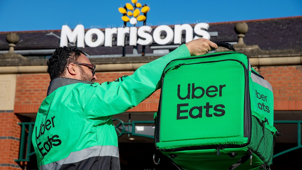 Morrisons breidt samenwerking met Uber Eats uit