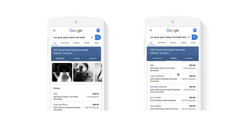 Google breidt gratis productvermeldingen uit naar Search