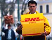Klantgegevens DHL op straat in Duitsland